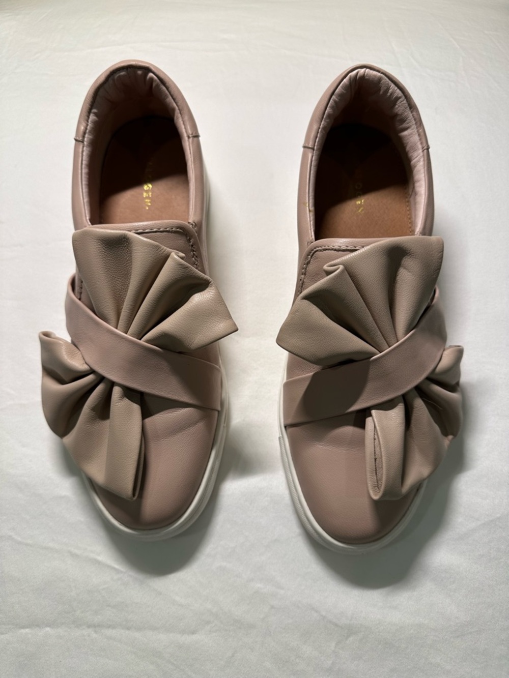 Halogen Taupe Slip-On Bow Sneakers